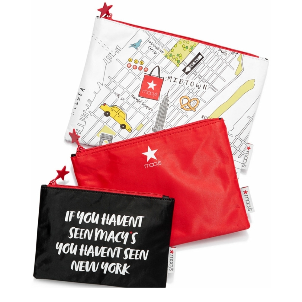 " SALE" Cosmetic 3 piece Pouches set